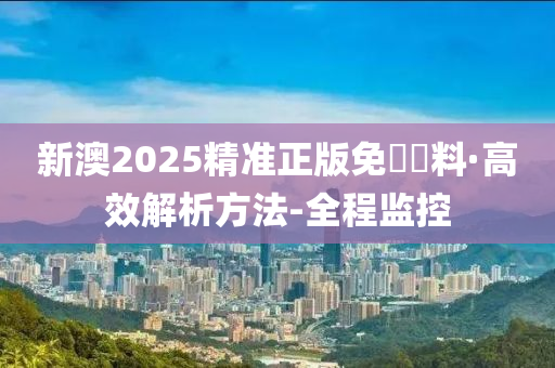 新澳2025精准正版免費資料,详细解答、解释与落实