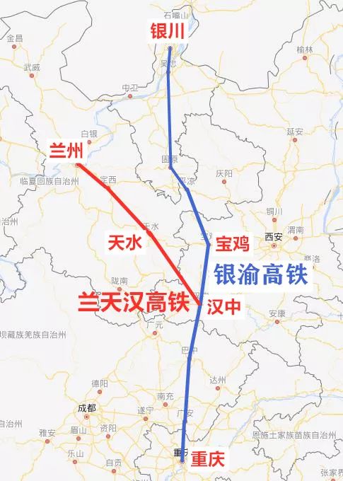 汉十高铁最新路线图